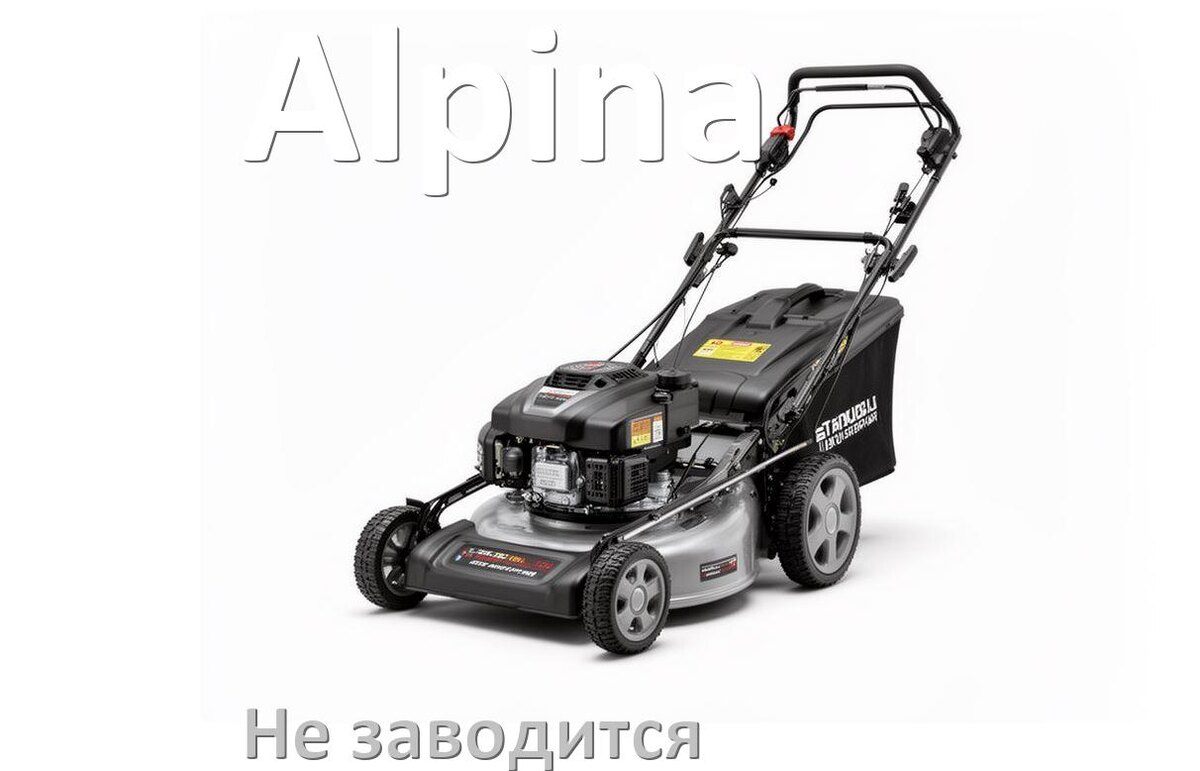 
Почему не заводится бензиновая газонокосилка Alpina причины