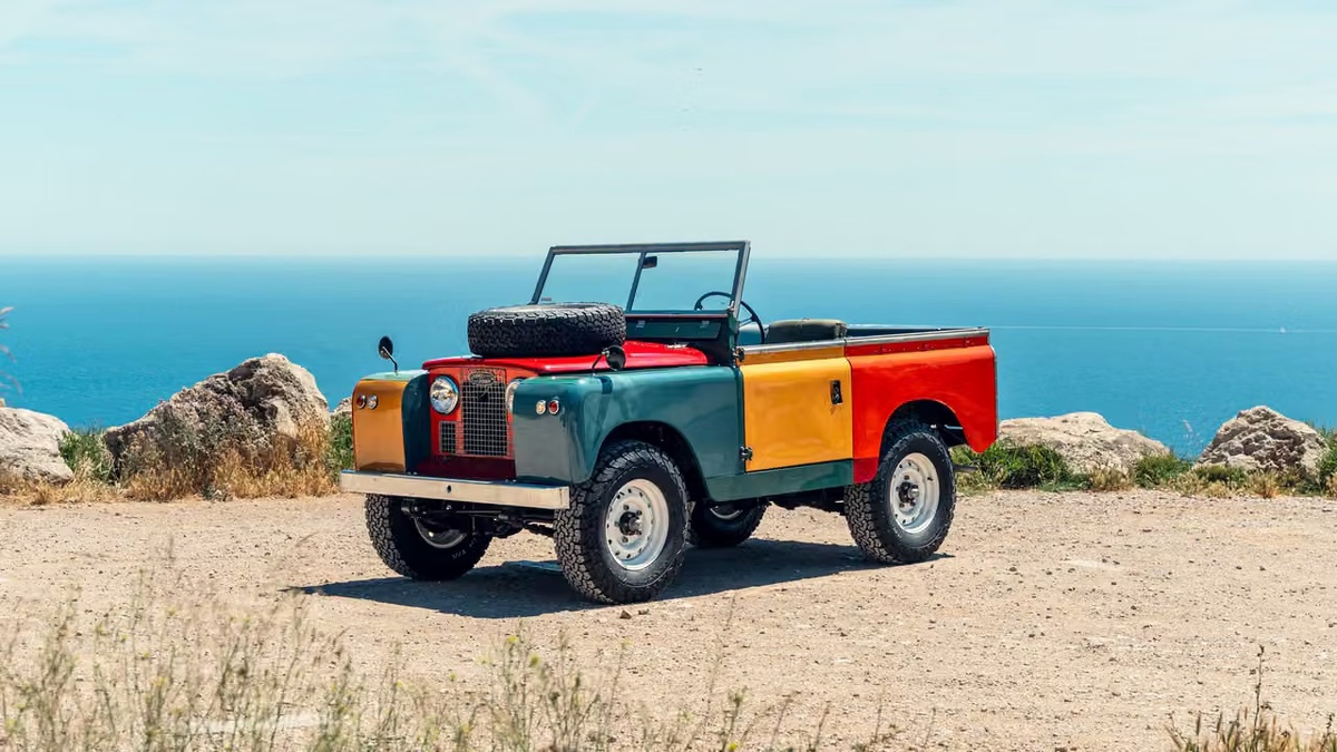 1958 Land Rover Series II "Art Car" by Sean Wotherspoon