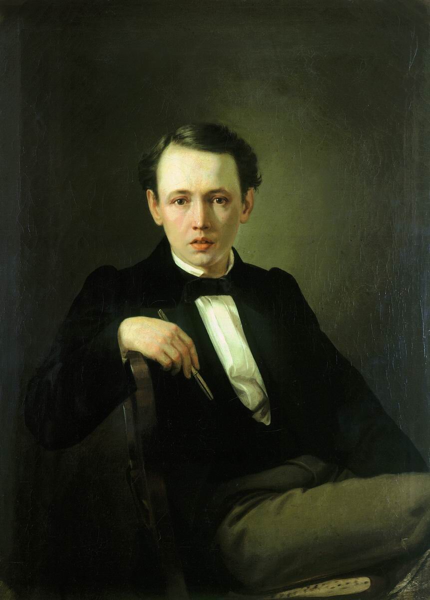 Василий Перов. Автопортрет. 1870. Государственная Третьяковская галерея, Москва. Источник: Wikimedia Commons, общественное достояние.