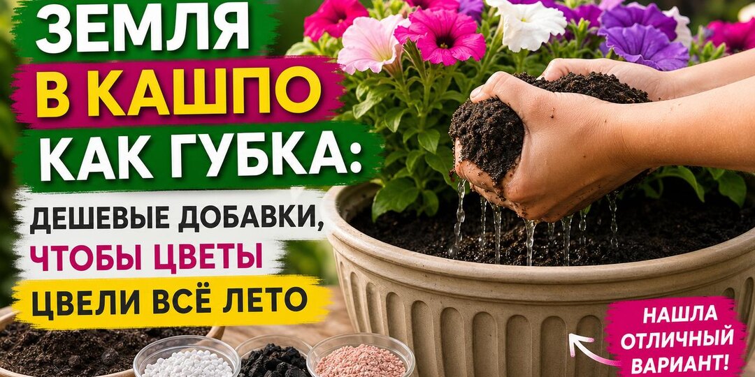 Кому надо, чтобы кашпо цвели всё лето.