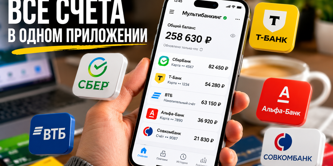 Что даёт мультибанкинг клиенту в РФ и почему его не стоит подключать бездумно