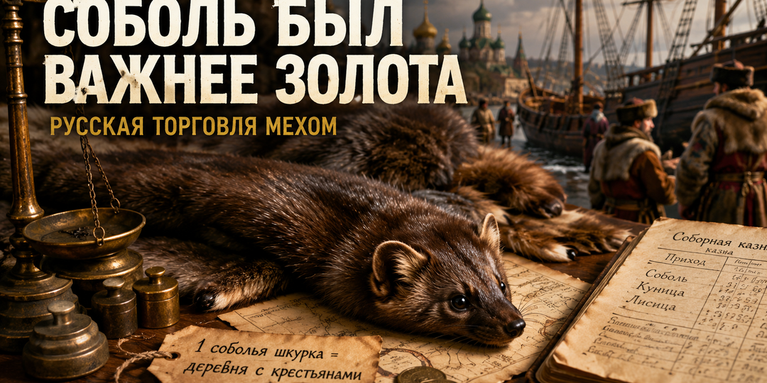 Соболь когда-то был ценнее золота