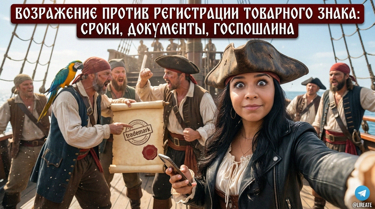    Возражение против регистрации товарного знака Лирейт