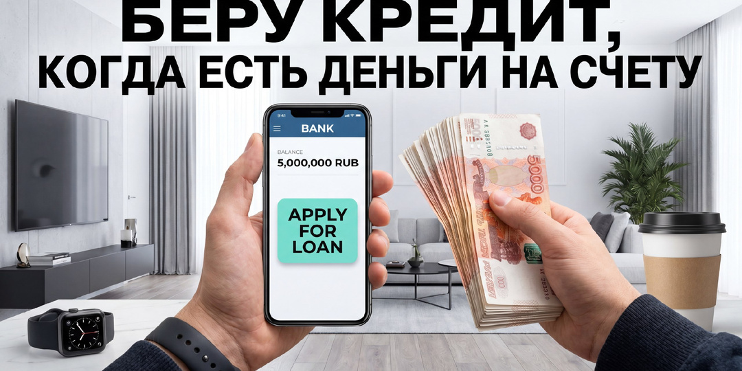 Почему 28% россиян возьмут кредит, но не тронут свои накопления — и что это говорит о нас
