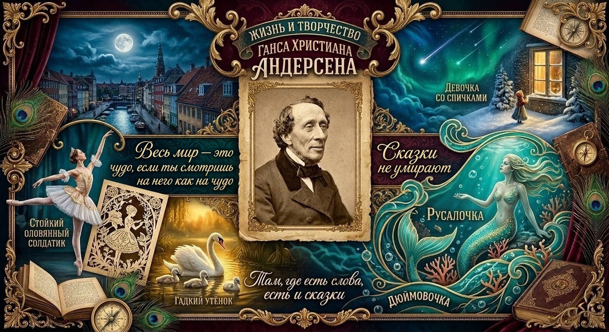 Гений сказки: ГАНС ХРИСТИАН АНДЕРСЕН