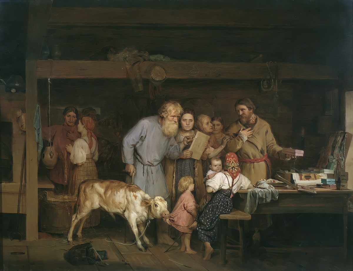 Николай Кошелев «Офеня-коробейник», 1865 год