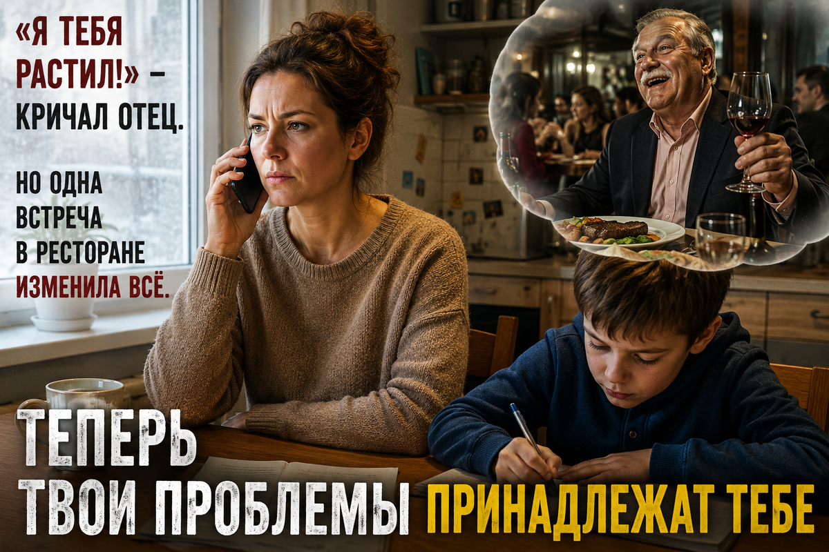 Отец считал, что я обязана ему всю жизнь. Но одна фраза поставила точку
