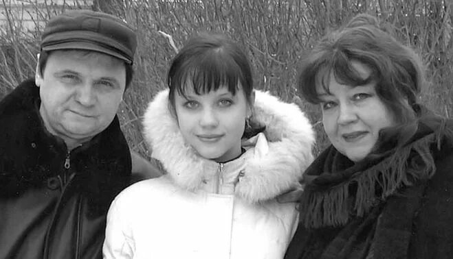 Ольга Самошина и Константин Воробьёв с дочерью