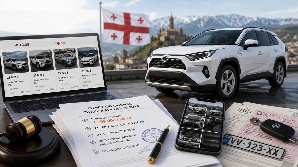 Оценили авто в Грузии для суда: Toyota RAV4 Hybrid