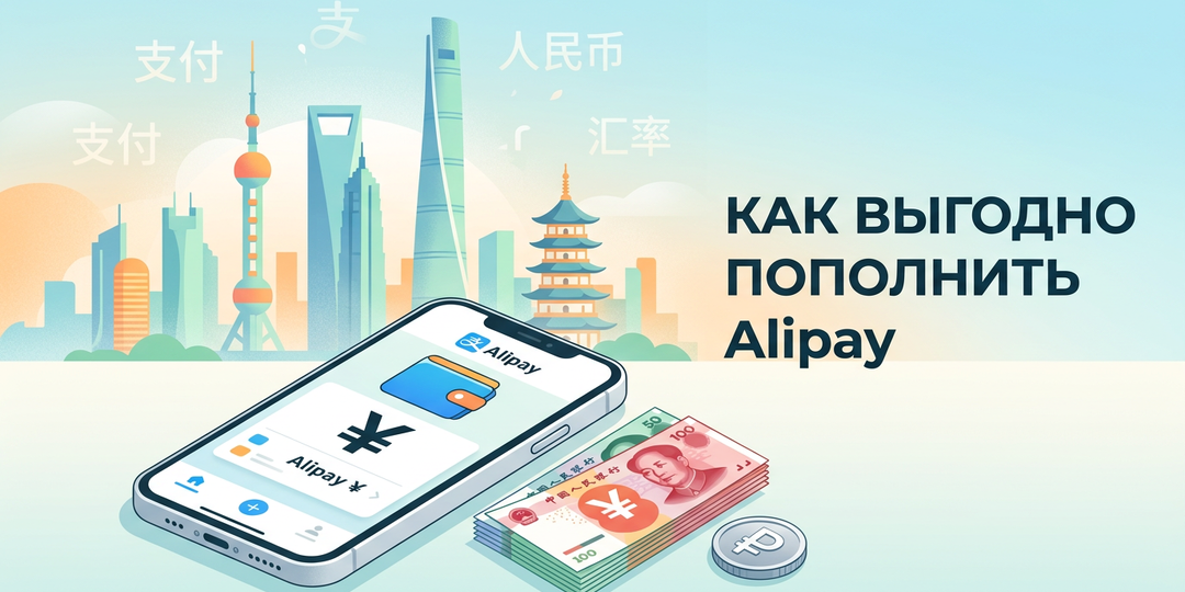 Самый выгодный способ пополнить Alipay в июне 2026: схема, о которой молчат банки