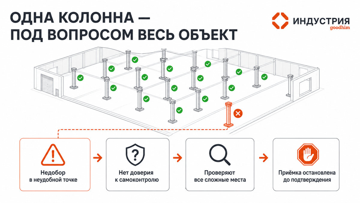 — Проблема в том, что я не приму объект, пока не пойму, сколько ещё таких колонн.
