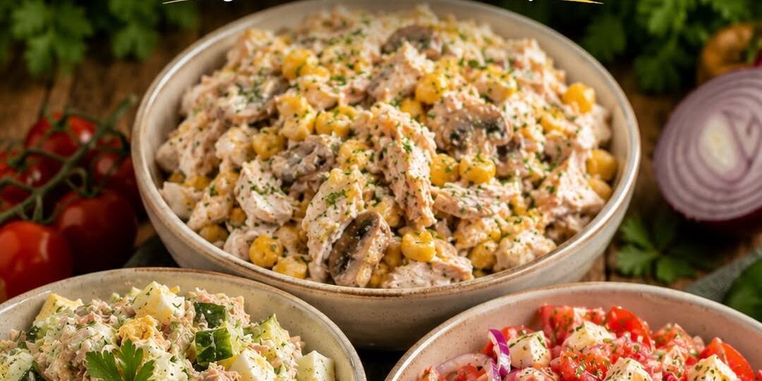 🥗 Когда нужно накормить семью быстро: 9 идей простых и вкусных салатов на каждый день