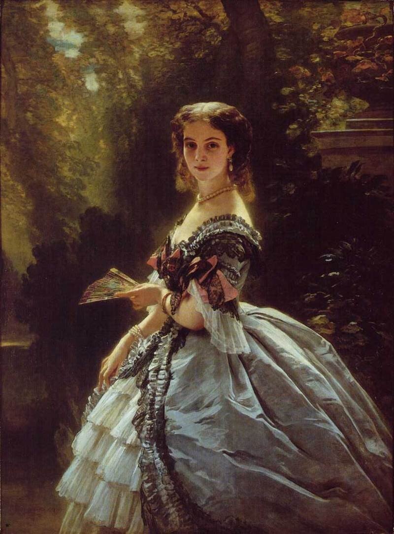 "Портрет Е.Э. Трубецкой" 1859г.
