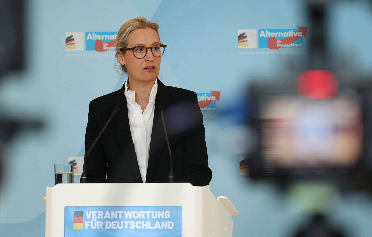    Сопредседатель партии "Альтернатива для Германии" Алис Вайдель  Sean Gallup/Getty Images