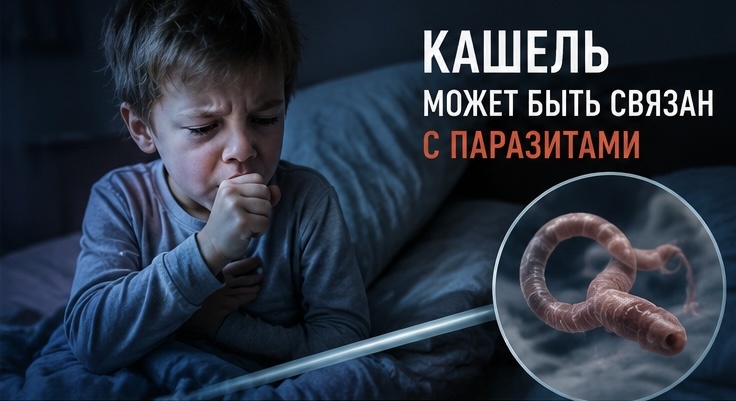 Может ли кашель быть связан с паразитами?