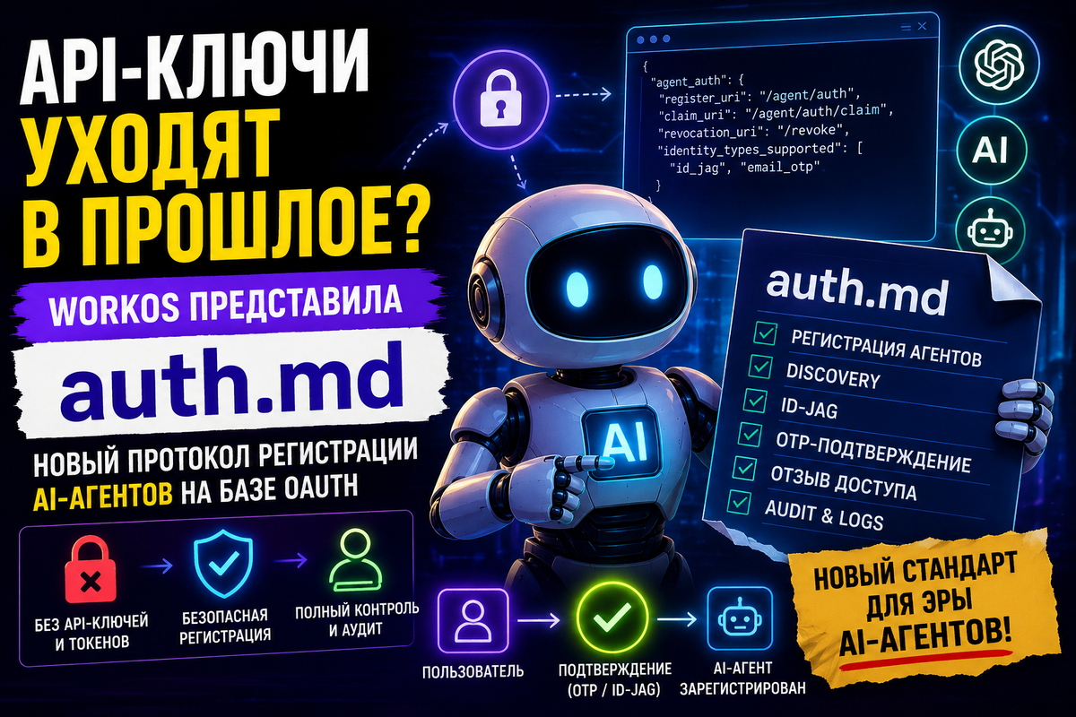 WorkOS представила auth.md