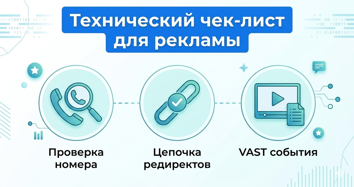 Check Numbers, Redirect Checker и VAST Validator