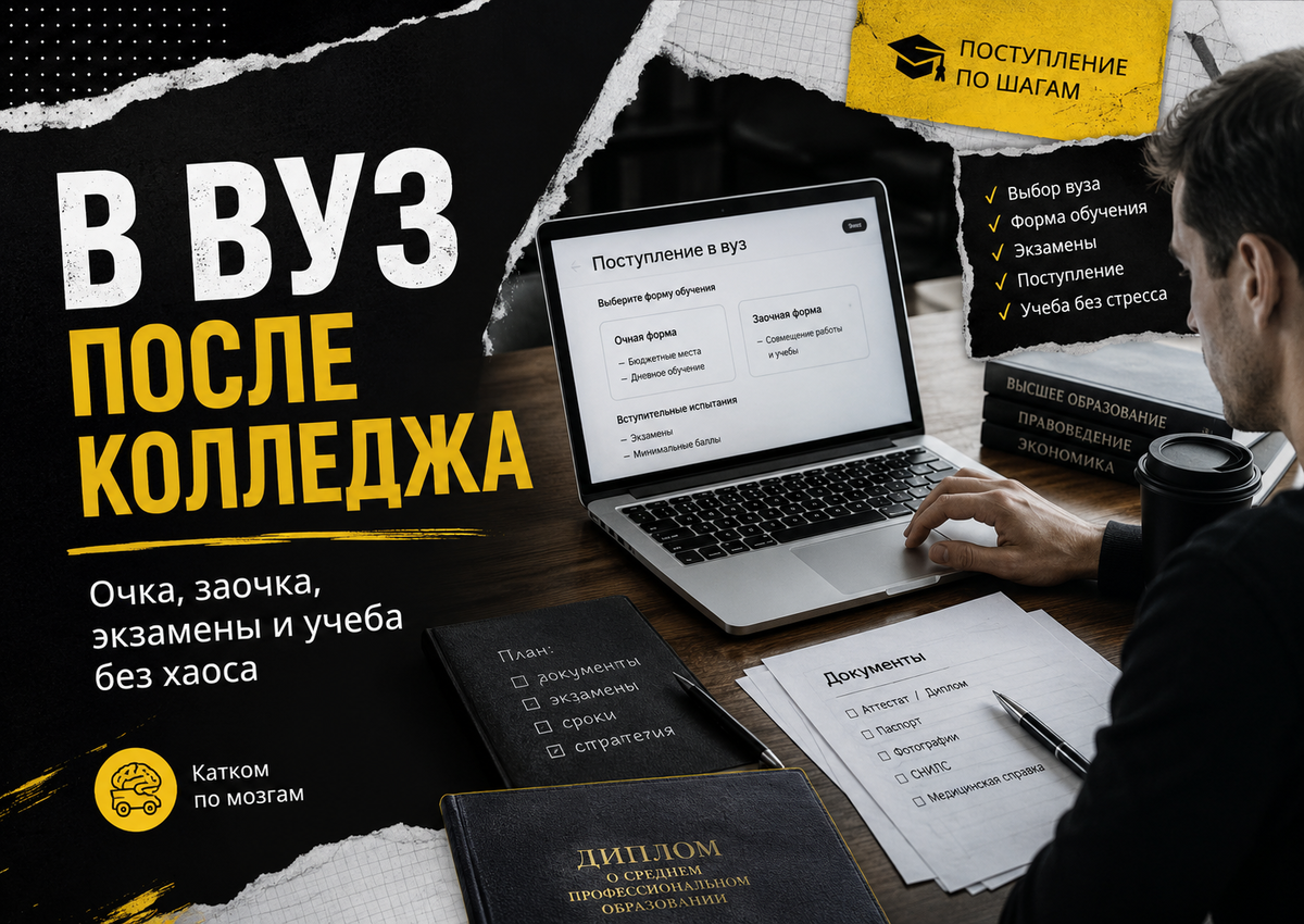 поступление в вуз после колледжа, после колледжа в вуз, вуз после СПО, поступить без ЕГЭ после колледжа, внутренние экзамены в вуз, вступительные испытания после СПО, очная форма, заочная форма, очно-заочная форма, документы для поступления, сроки подачи документов, помощь при поступлении, сопровождение поступления, учеба после колледжа, первая сессия.