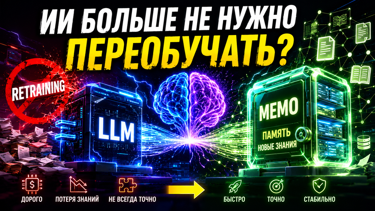 Учёные придумали, как добавлять знания в ИИ без изменения его веса 
