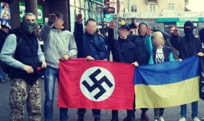 Украинские националисты возрождают фашизм. фото из свободного доступа.