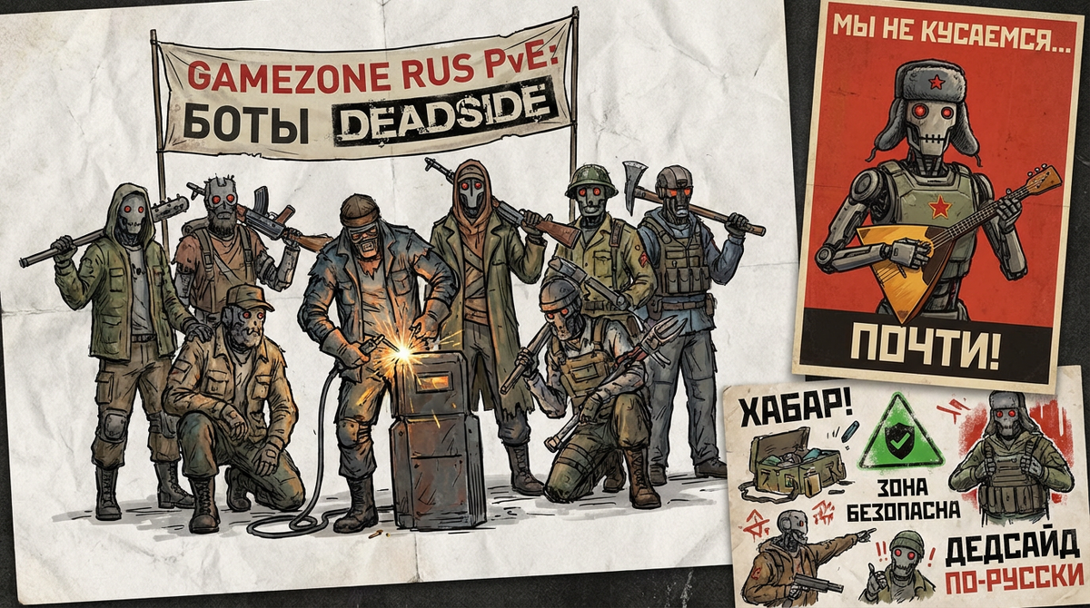 Наш игровой сервер GameZone RuS PvE в игре Deadside
