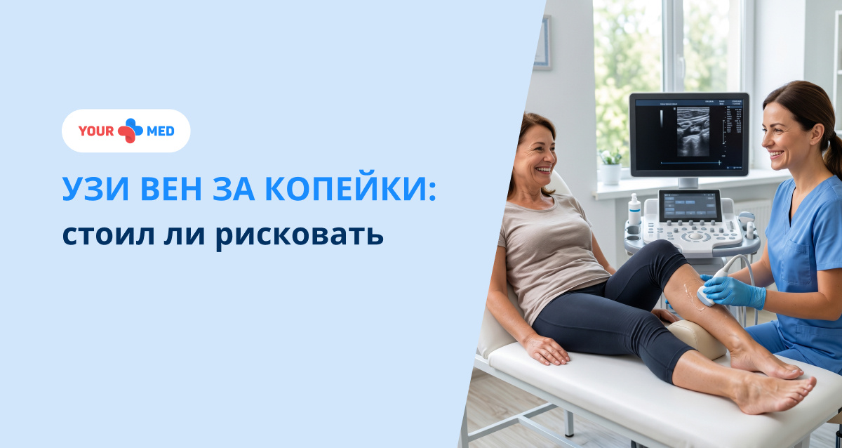 Почему слишком низкая цена на УЗИ вен и прием флеболога может обернуться лишними расходами и неправильным лечением. Разбираем скрытые платежи, агрессивный маркетинг и как выбрать клинику с честным подходом — опыт YourMed.
