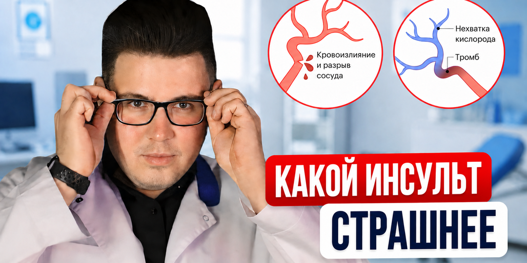Геморрагический и ишемический инсульт: в чём разница и какой опаснее