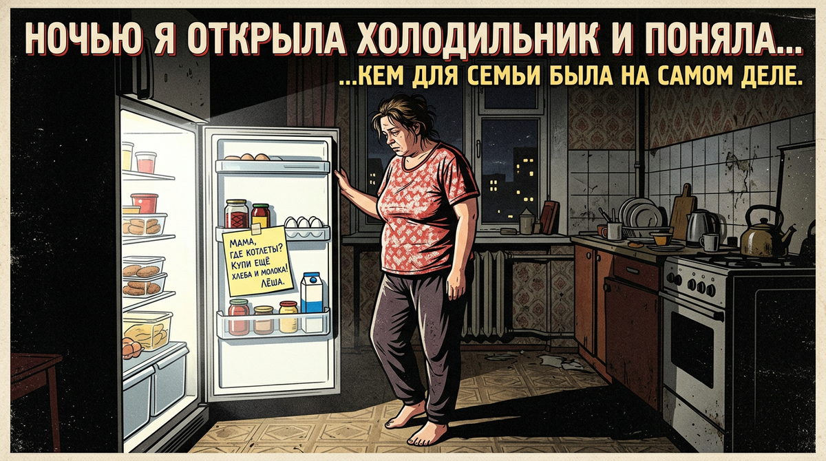 Ночью я открыла холодильник и поняла