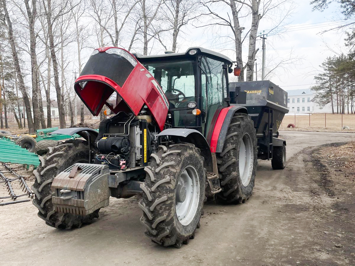 Трактор Massey Ferguson вернули в работу за 2 часа