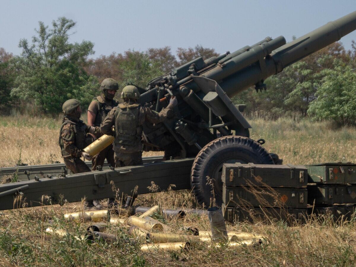    Боевая работа артиллерийских расчетов в ходе специальной военной операции | © РИА Новости / Иван Родионов