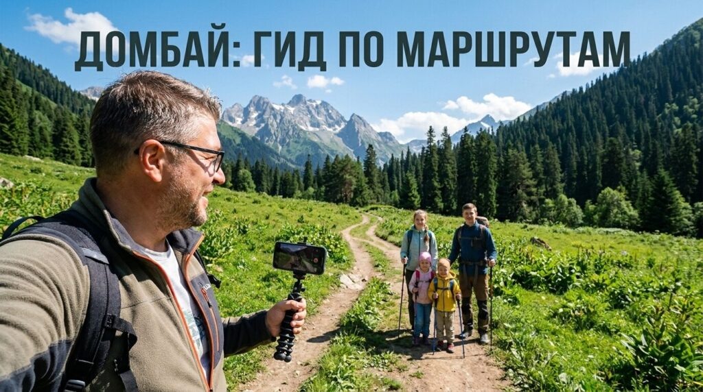    Основные туристические тропы и достопримечательности Домбая для посещения летом. Георгий Шахбазов