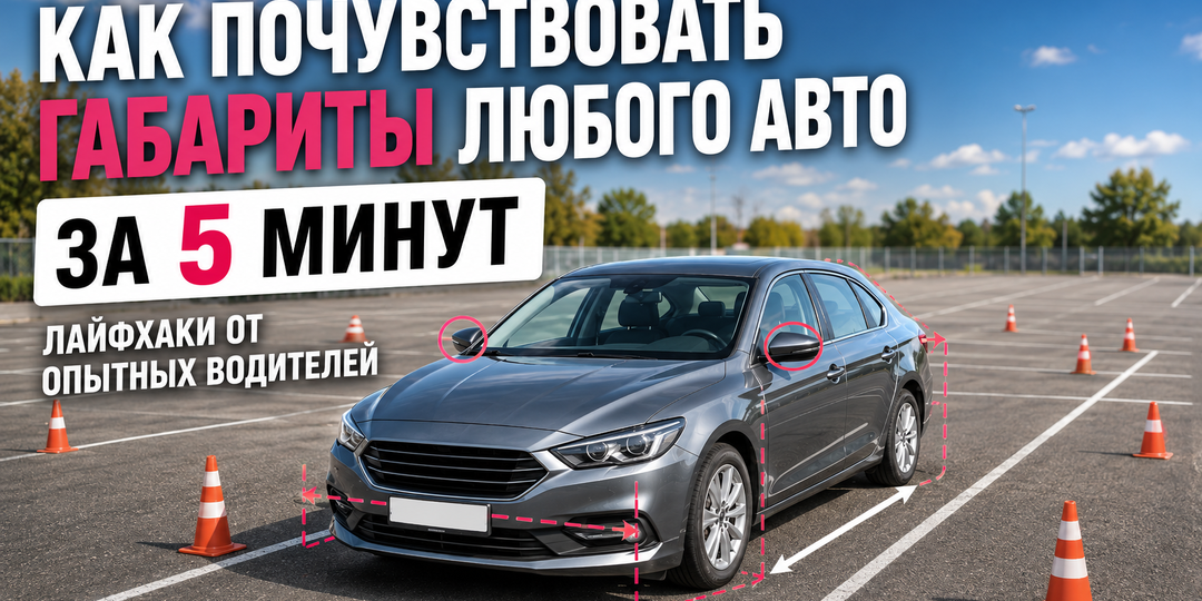 Пересели на другой автомобиль? Вот как быстро привыкнуть к его габаритам