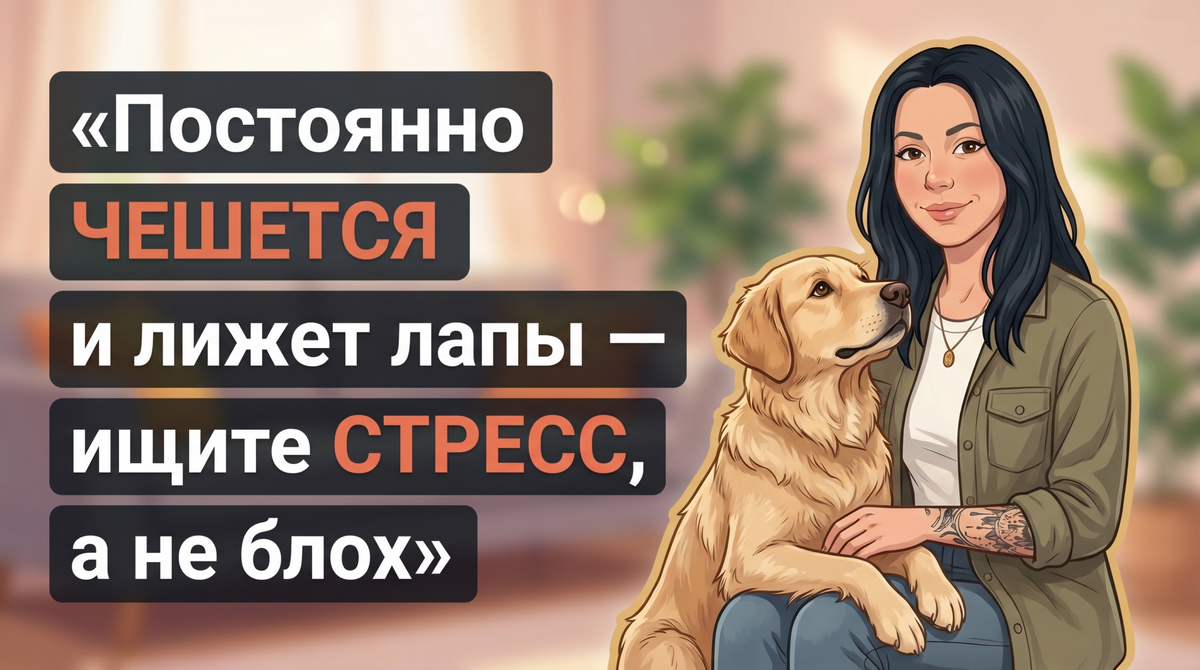    Когда собака лижет лапы, за зудом часто скрывается тревога, а не блохи. Анна Марковская