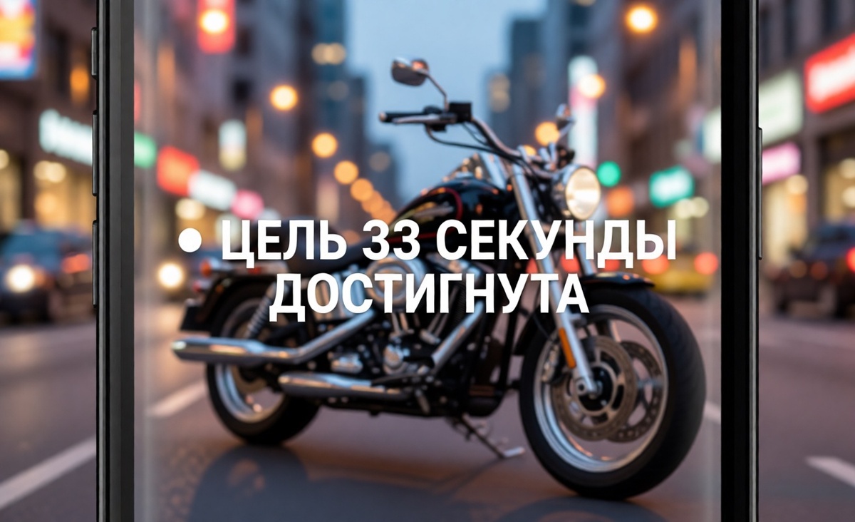 Цель 33 секунды достигнута или как я обрела лёгкость на мотоцикле