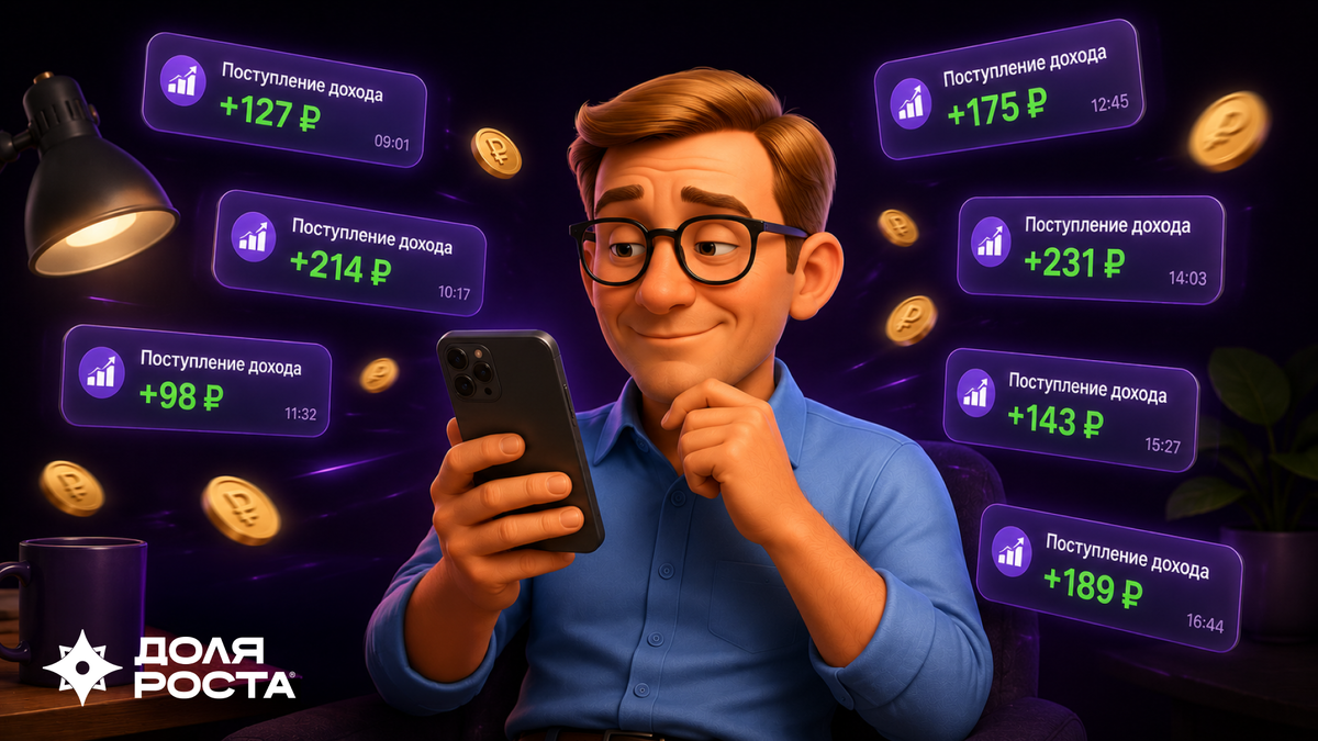 Партнерские финансы от инвестиционной платформы "Доля роста"