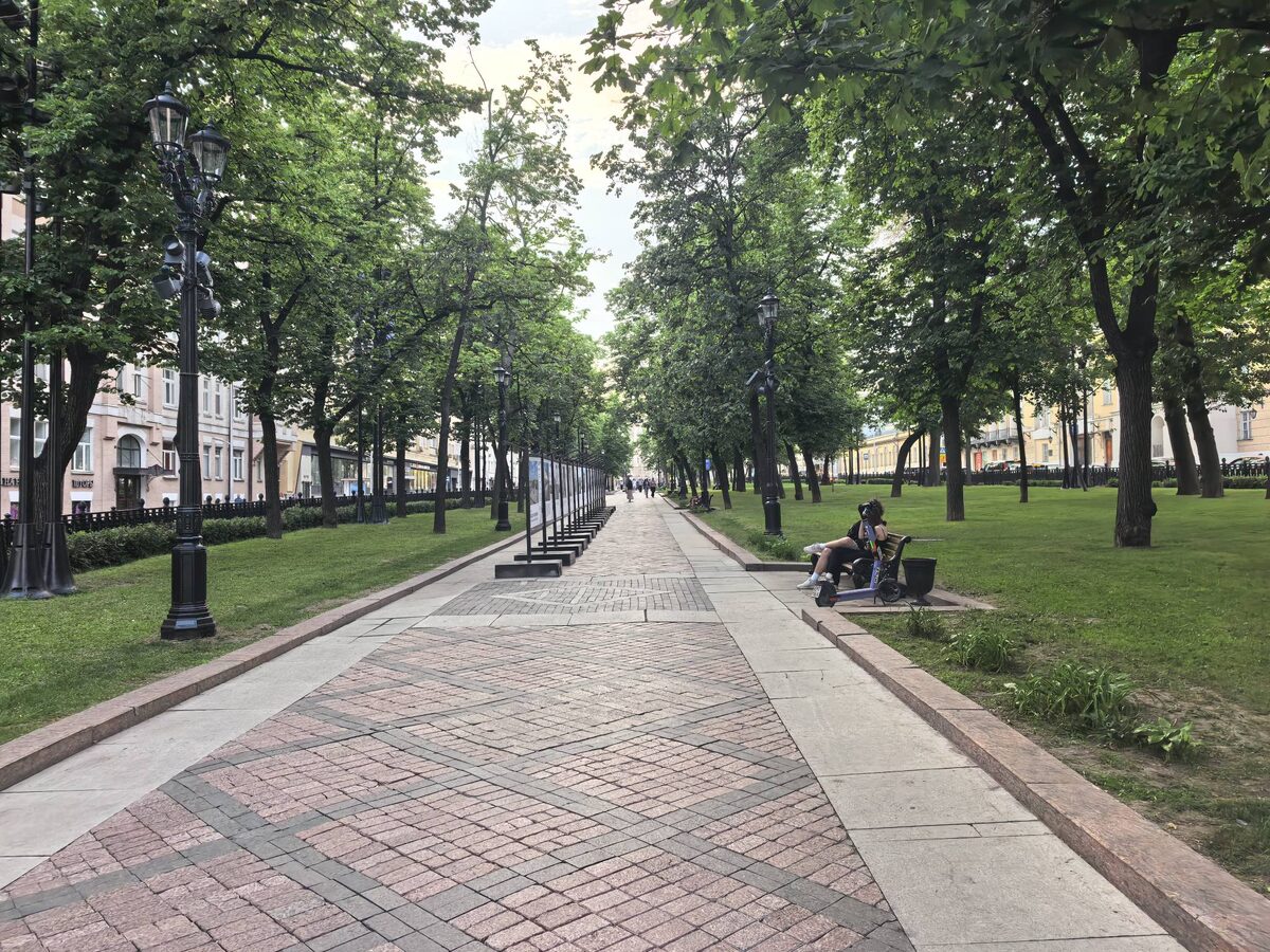 Никитский бульвар. Фото автора блога