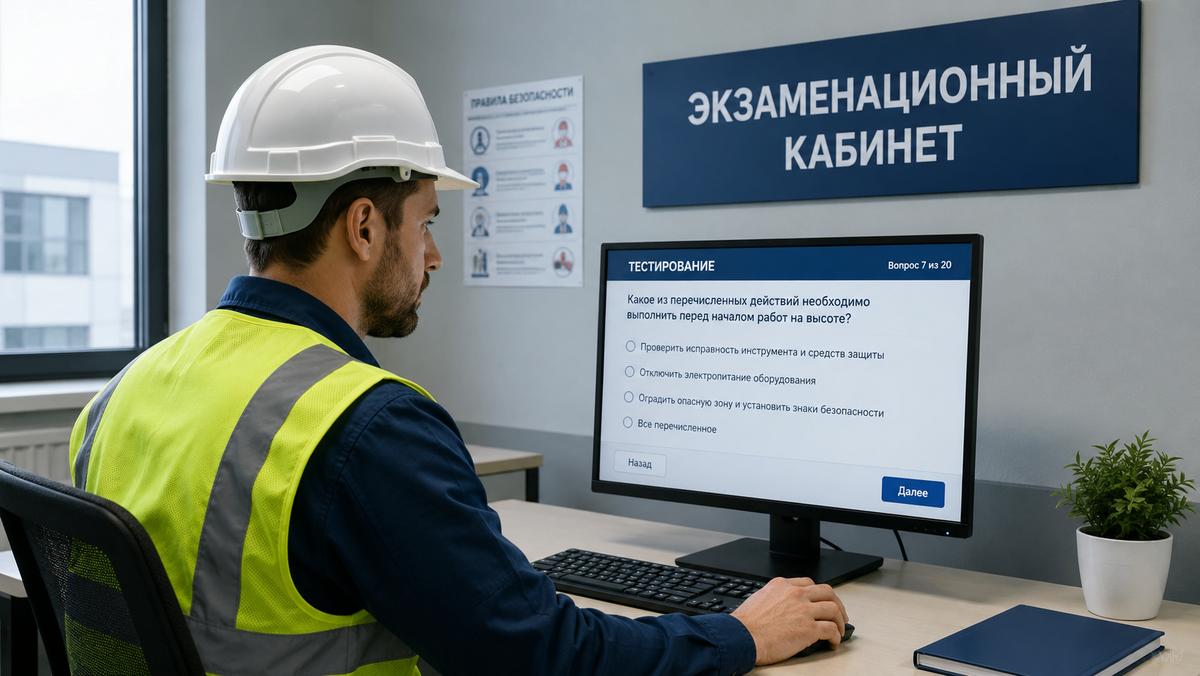  Аттестация в Ростехнадзоре проходит в формате компьютерного тестирования на Едином портале тестирования
