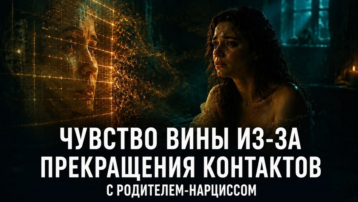 Чувство вины — это решетка в тюрьме нарциссического абьюза. Но эта решетка ненастоящая, она как голограмма