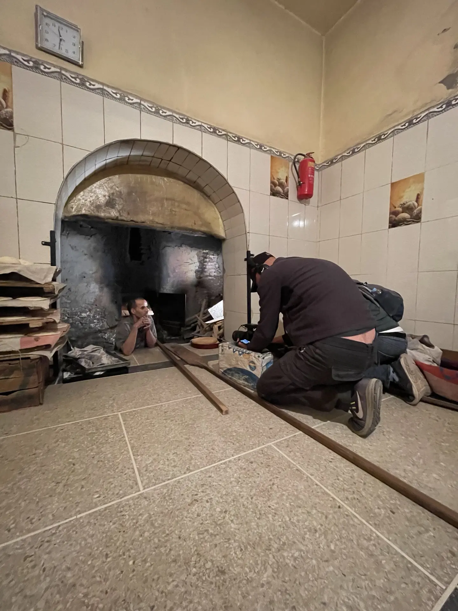 В ощественной печи