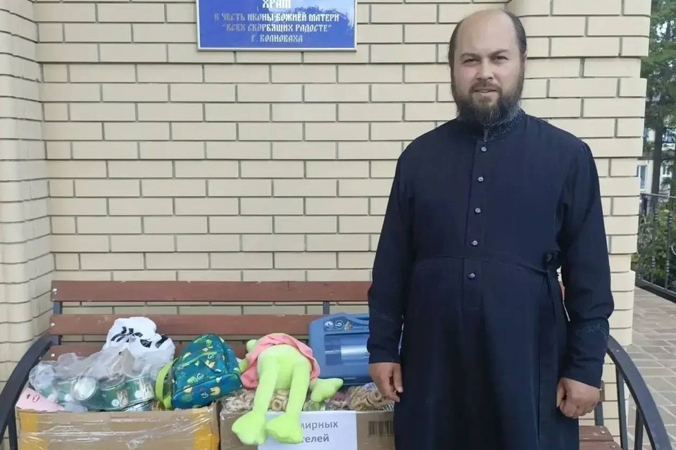    В храм в честь Иконы Божией Матери передали партию гуманитарной помощи. Фото: t.me/yamalryadom