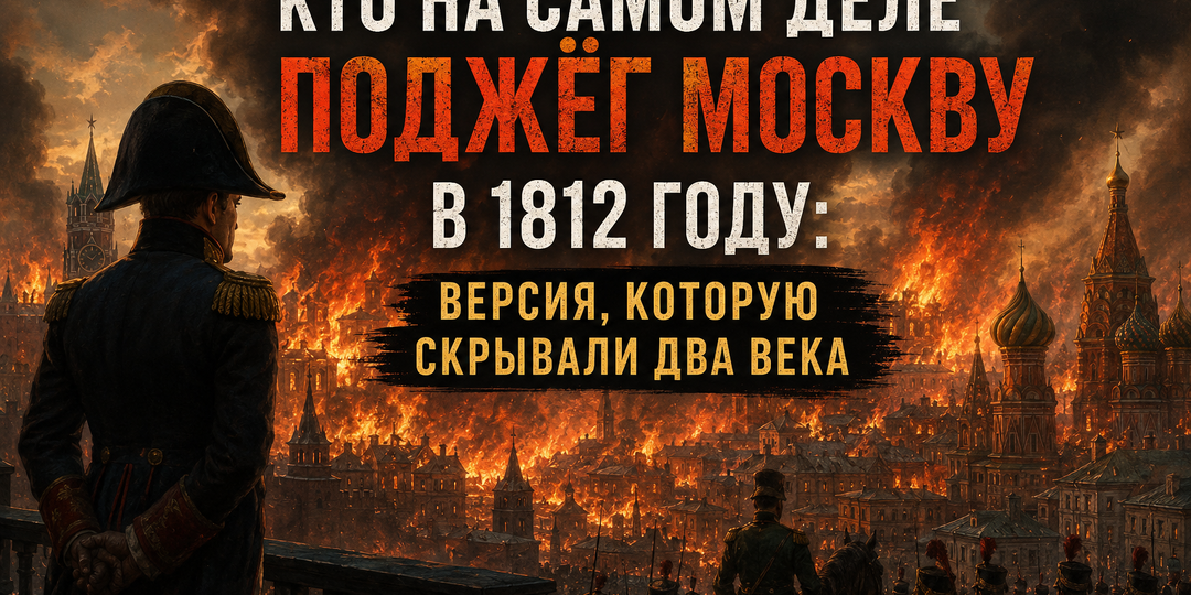 Кто на самом деле поджёг Москву в 1812 году