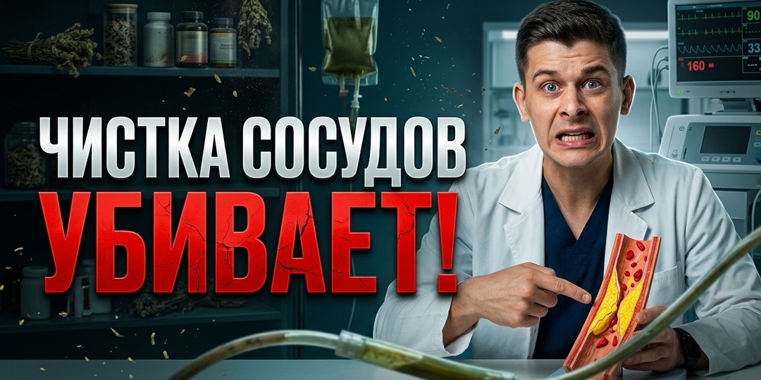 Почему «чистка сосудов» капельницами и травами — это смертельно опасная иллюзия