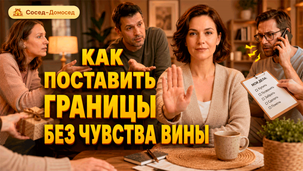 Как поставить границы без чувства вины – инструкция для тех, кого уже достали, но он всё ещё улыбается 😎