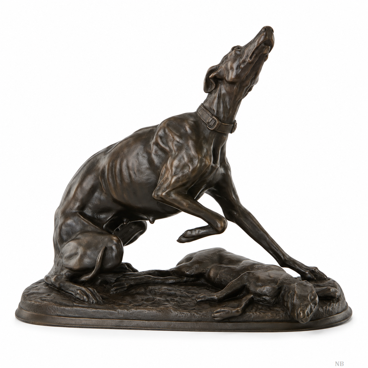 «Собака гончая с зайцем». 1867 г.