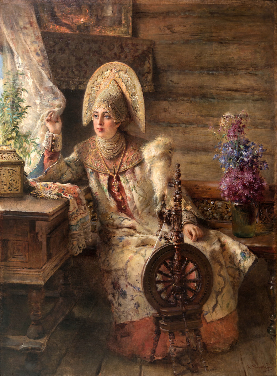 Маковский К. Е.
Боярышня у окна
1890-е
Холст, масло
Нижегородский государственный
художественный музей