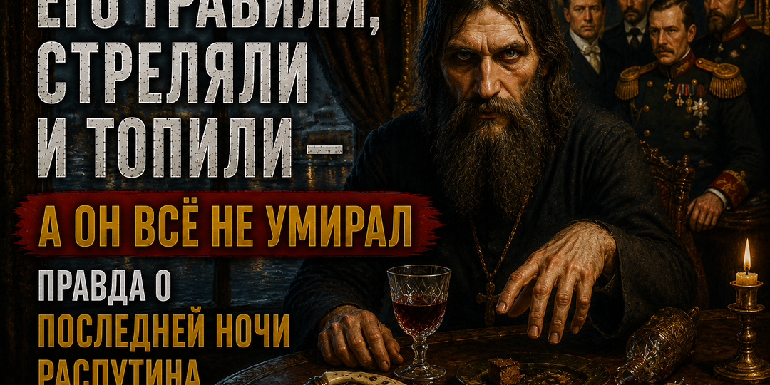Его травили, стреляли и топили — а он всё не умирал: правда о последней ночи Распутина