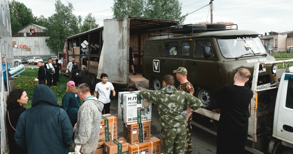 Четвертая за этот год партия гуманитарного груза отправилась из Нягани в зону СВО