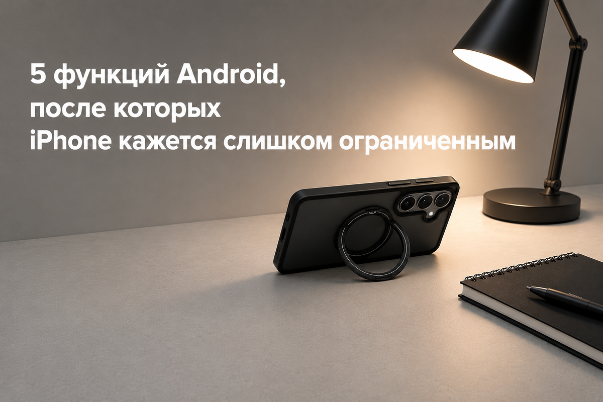 Чехол с подставкой Ring Case от VLP для Samsung 