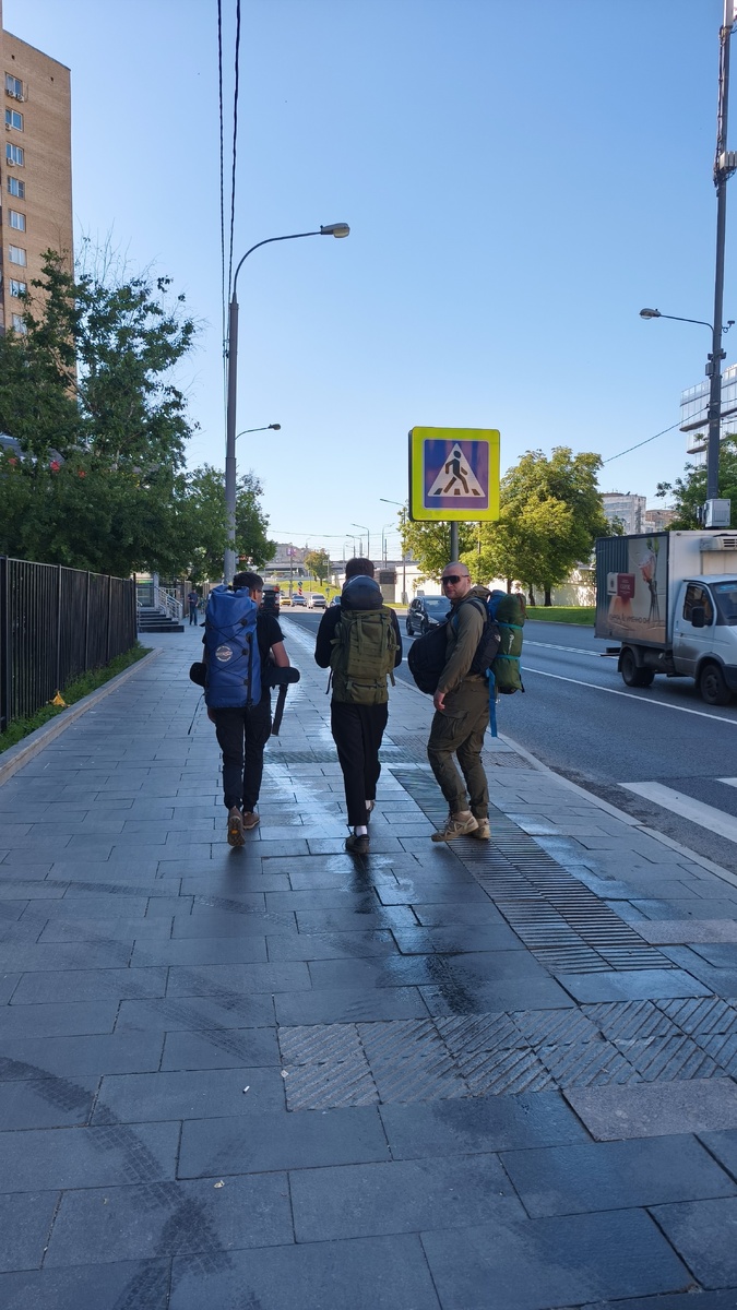 Два моих красавца и приятель сына