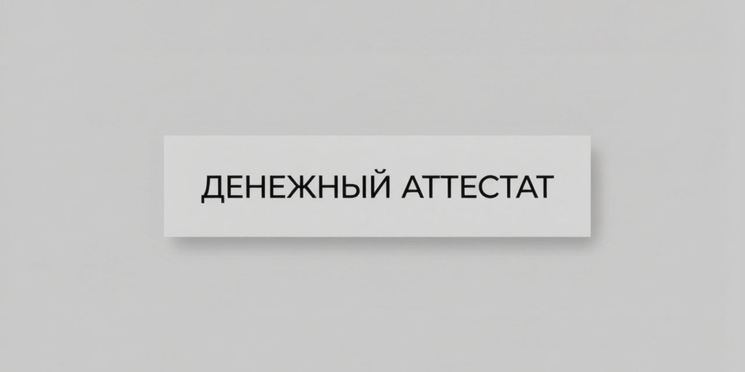Что такое денежный аттестат военнослужащего.